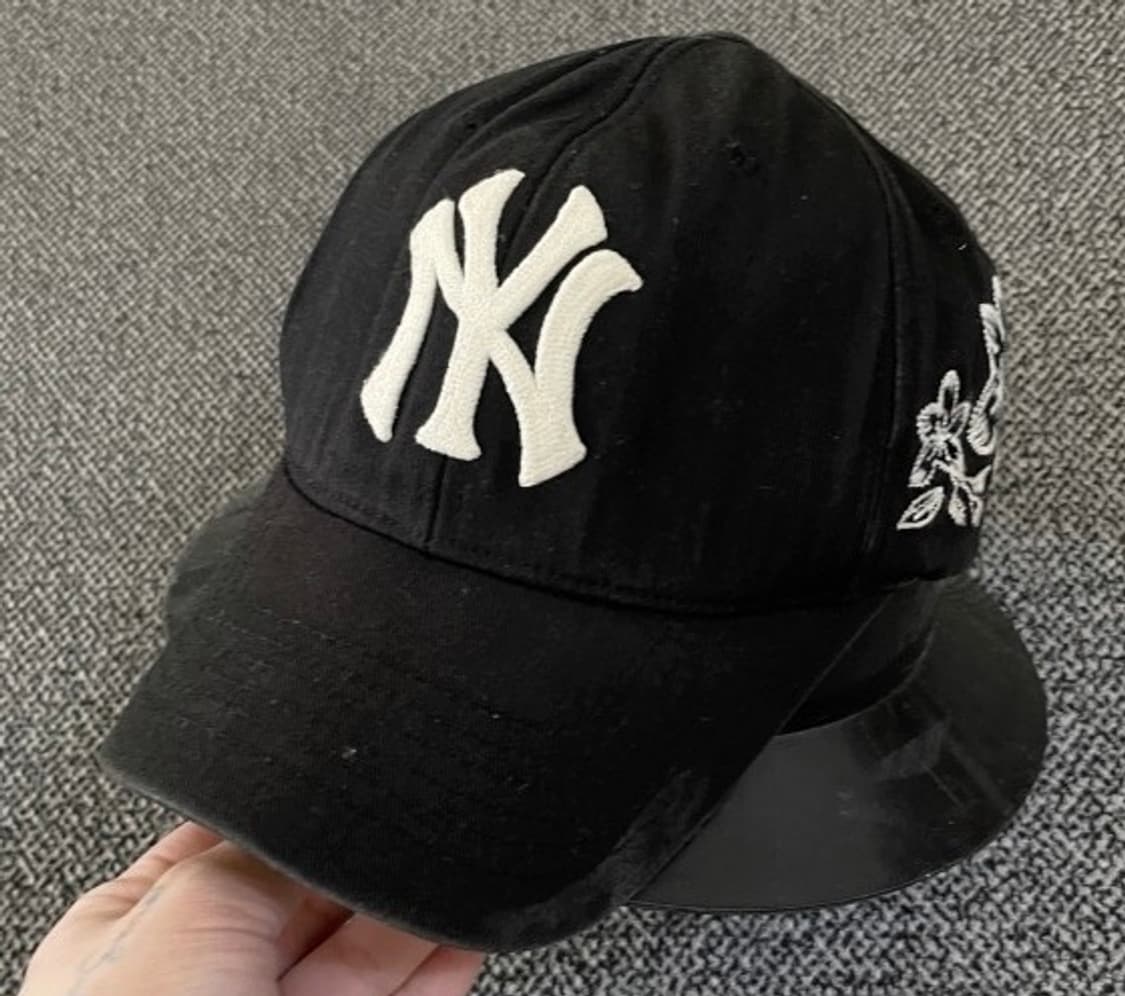 MLB 블랙커스텀마이징 볼캡 상품이미지1