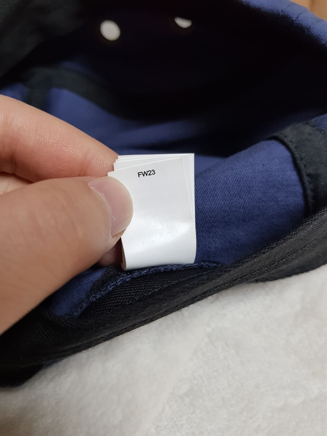 슈프림 밀리터리 캠프캡 모자 볼캡 네이비 23FW 상품이미지9