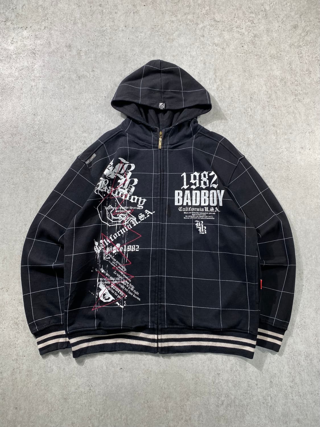 [XL] 00s Bad Boy 배드보이 올드스쿨 후드집업 상품이미지1