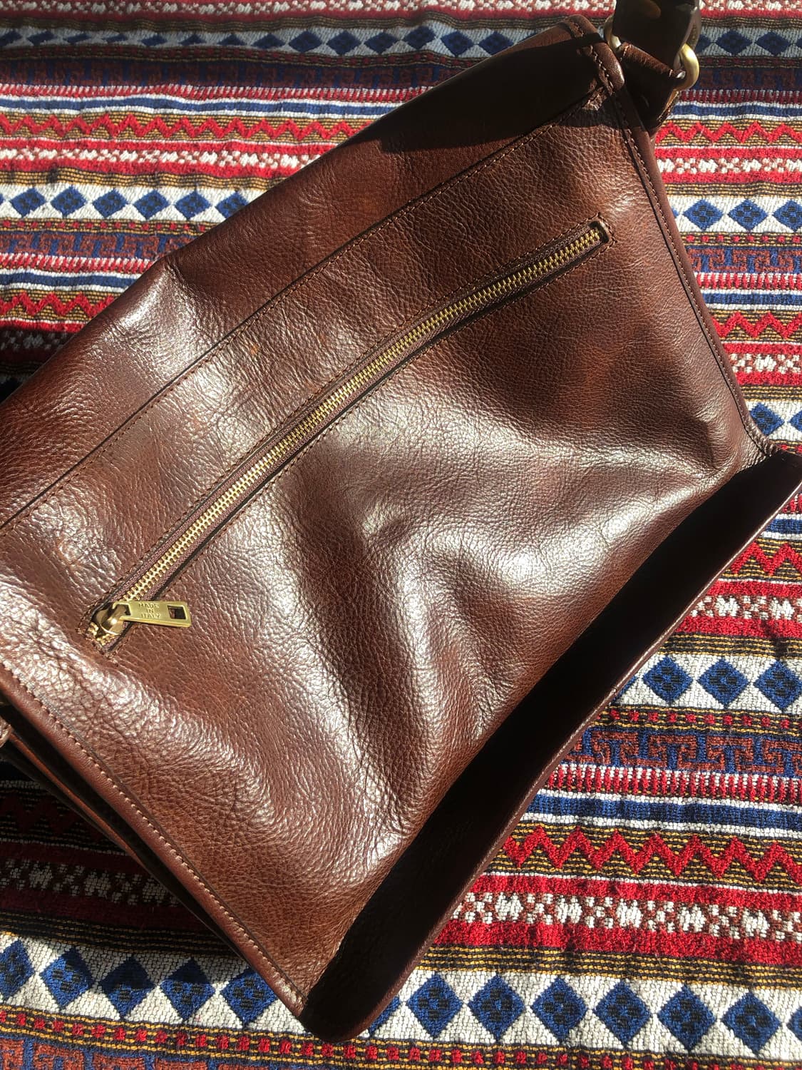 빈티지 이탈리아 레더 브리프케이스 상품이미지9