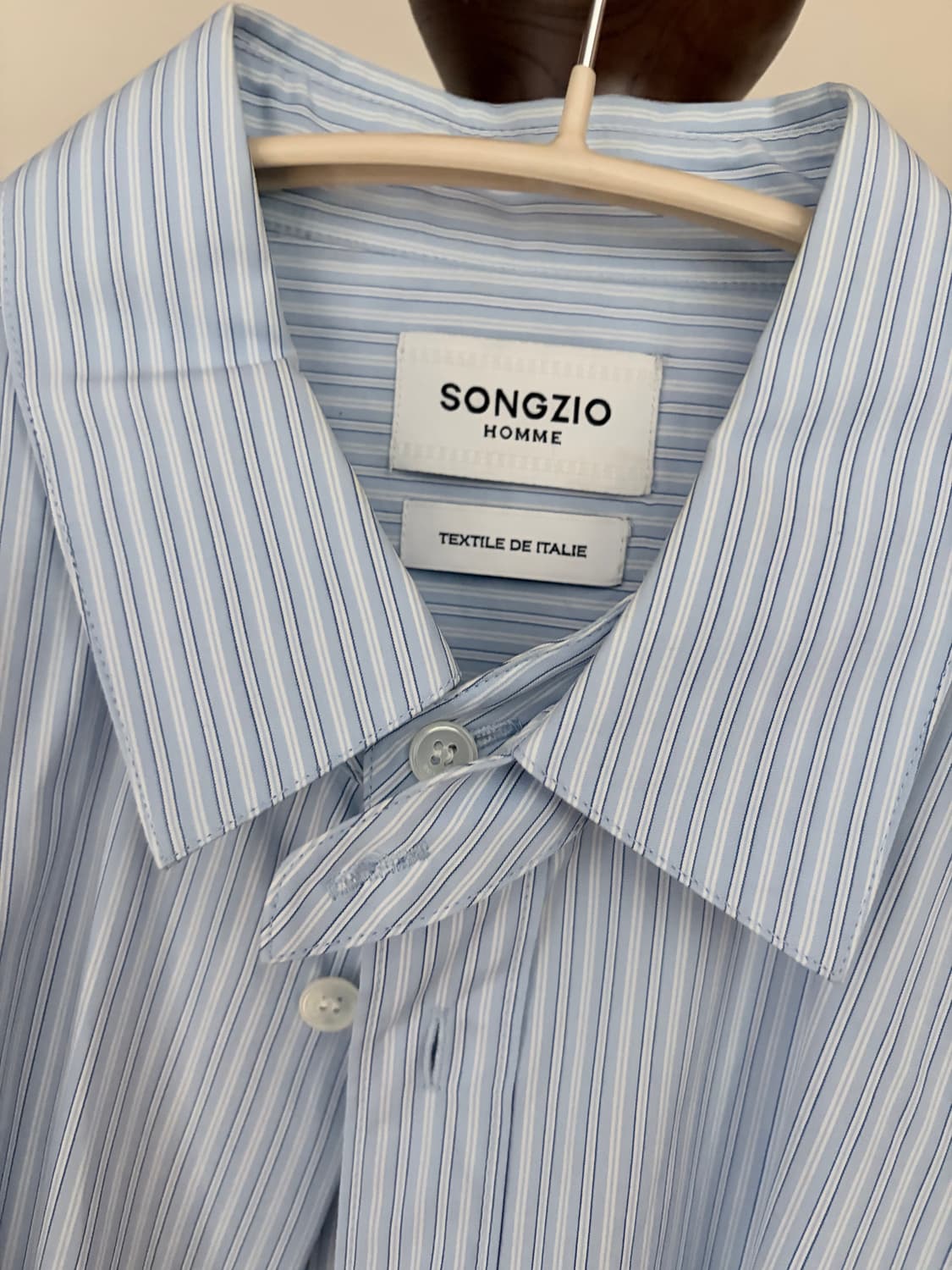 송지오 스트라이프 셔츠 95사이즈 상품이미지2