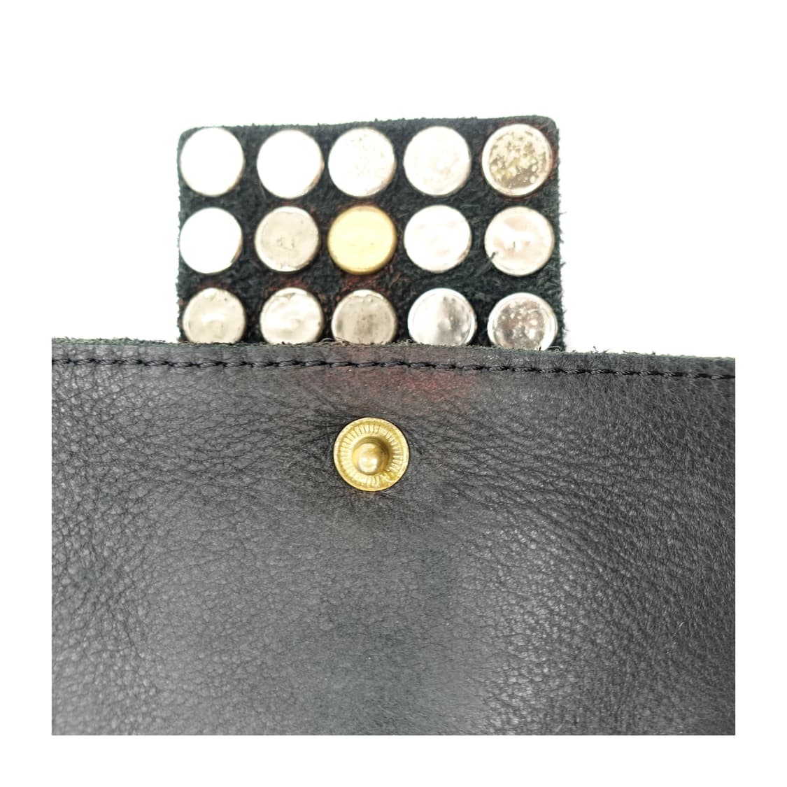 TRES 트레스 바이커 스터드 레더 월렛 펄스백 상품이미지8