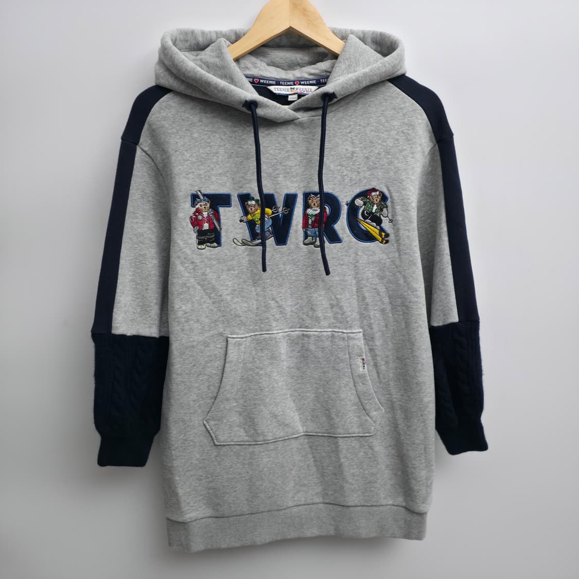 [S] TEENIE WEENIE 티니위니 회색 롱 후드티 상품이미지1