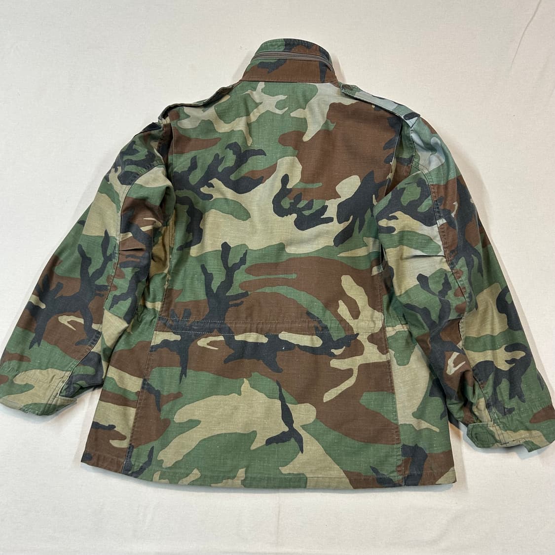 USA 밀리터리 80s M65 필드자켓 우드랜드 카모 미디움 숏 상품이미지7