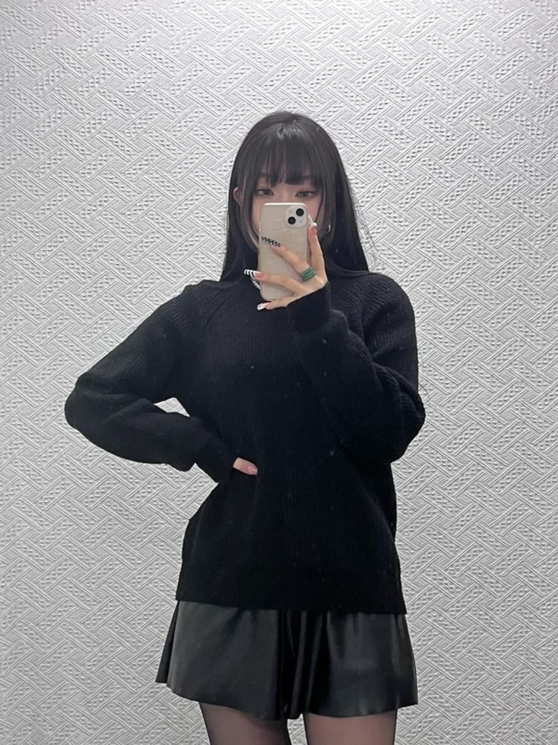 앤더슨벨 빈티지 모던시크 캐주얼 뜨개 니트 S C10496 상품이미지1