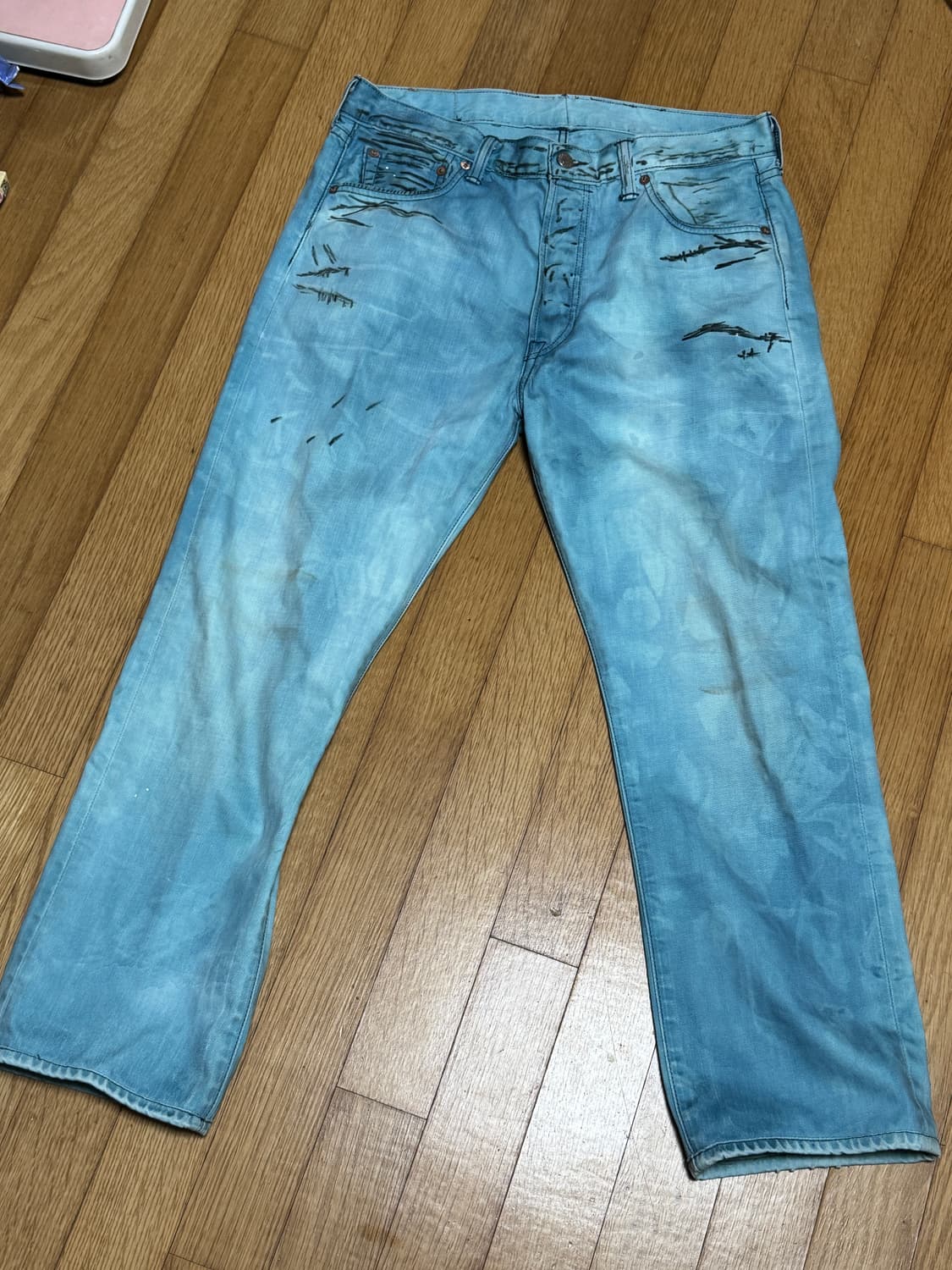 [34]리바이스 501 락스물 커스텀 팝니다 상품이미지1