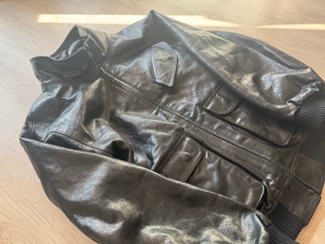 오라리 25fw 램레더 블루종 5 상품이미지2