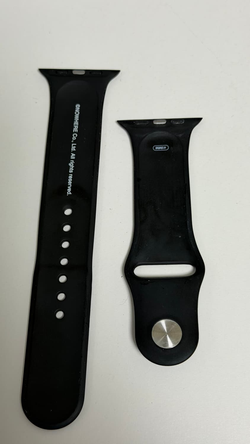 베이프 애플워치 45mm 스트랩 블랙 상품이미지3