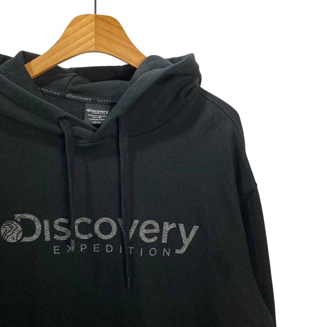 디스커버리 블랙 후드 상품이미지3