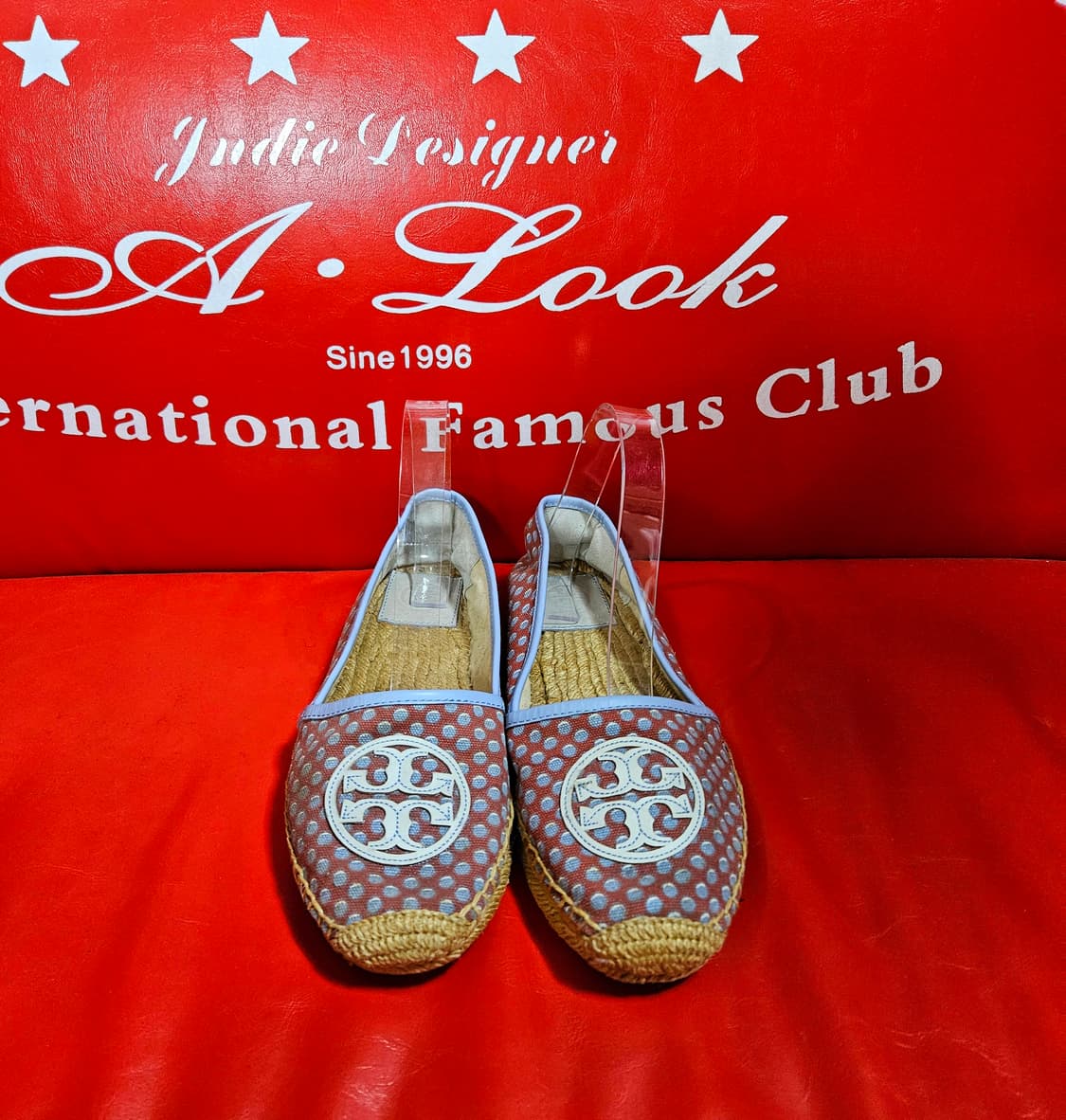 토리버치 블루 도트 에스파듀 슬립온 us8.5 size 상품이미지1