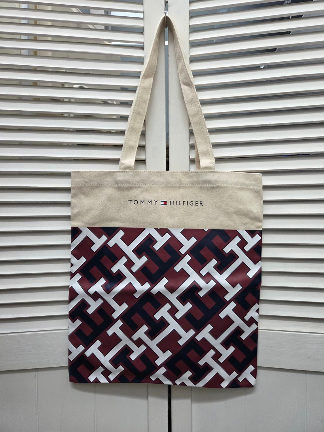 타미힐피거 캔버스 에코백 상품이미지1