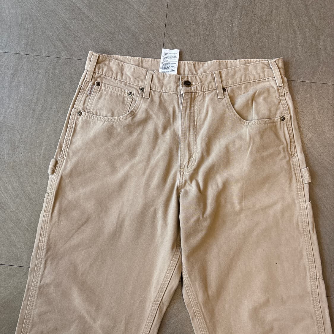 칼하트 오리지널 라이트 베이지 카펜터 팬츠 상품이미지6