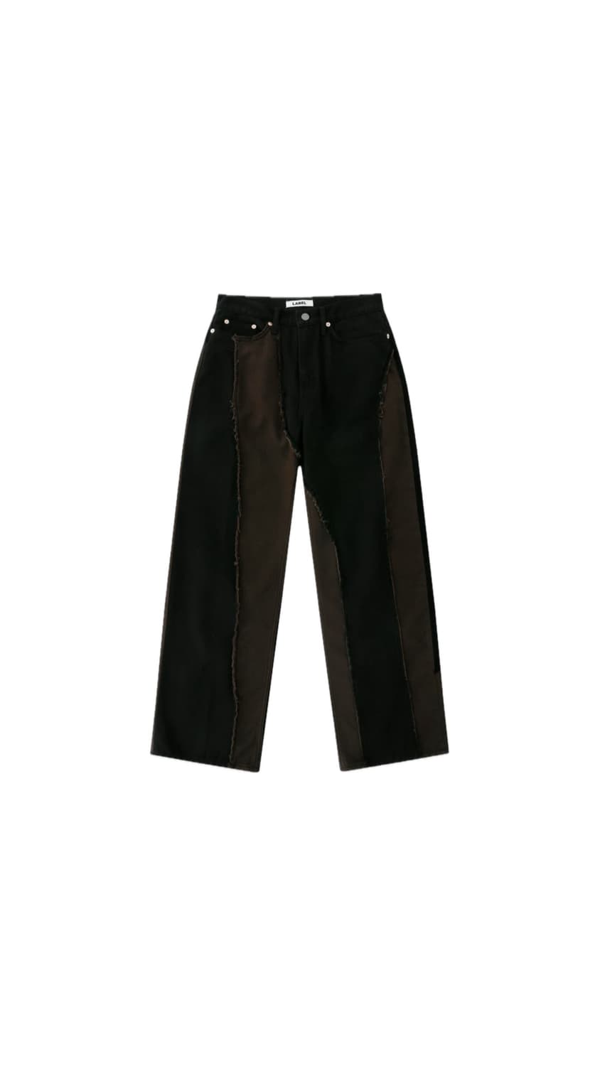 LABEL ARCHIVE / CUT OFF SPLICED JEANS 상품이미지1