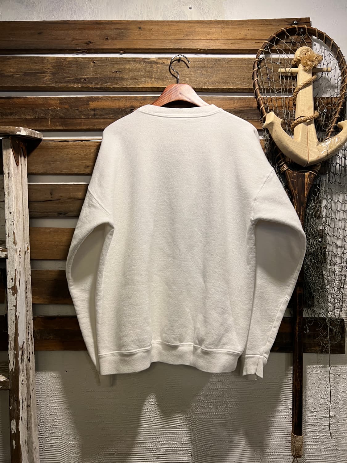 [L]90's Made in USA LARKIN'S 펍 화이트 스웻셔츠 상품이미지6