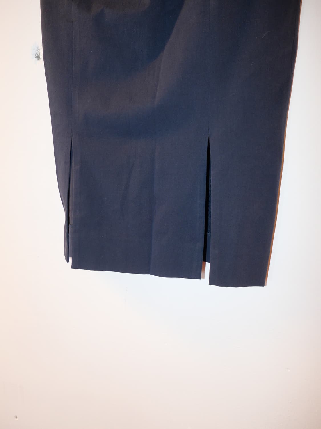 navy maxi slit skirt #prada 상품이미지2