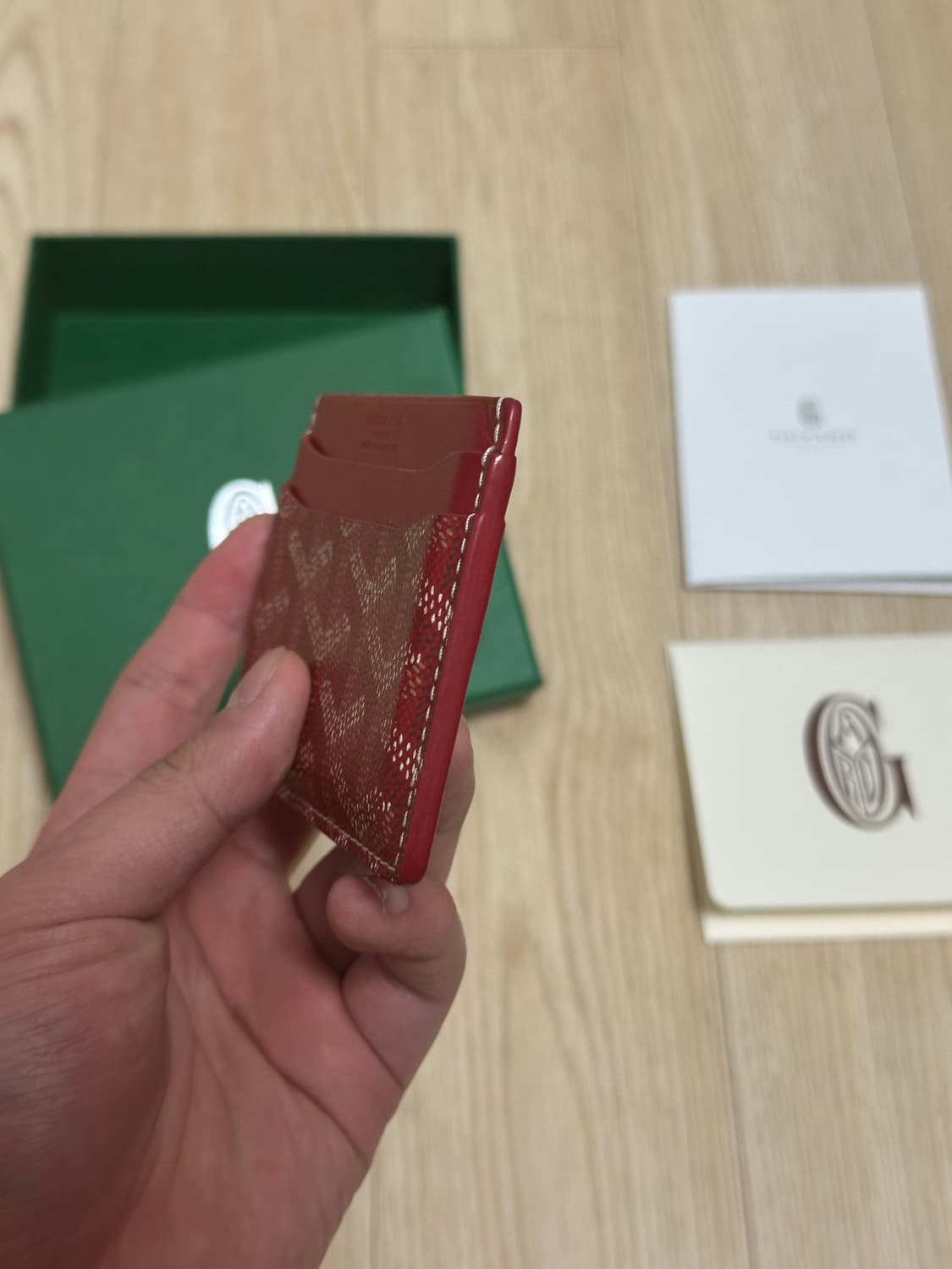 [박스 포함] 고야드 생쉴피스 스페셜컬러 카드지갑 상품이미지4