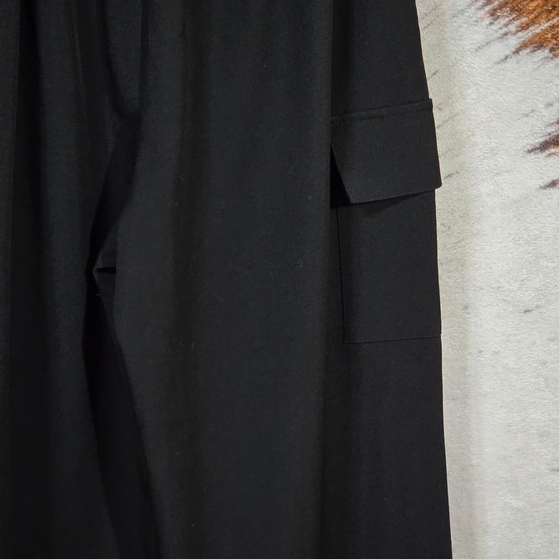 반밴딩 카고 포켓 슬렉스 와이드 팬츠 상품이미지6