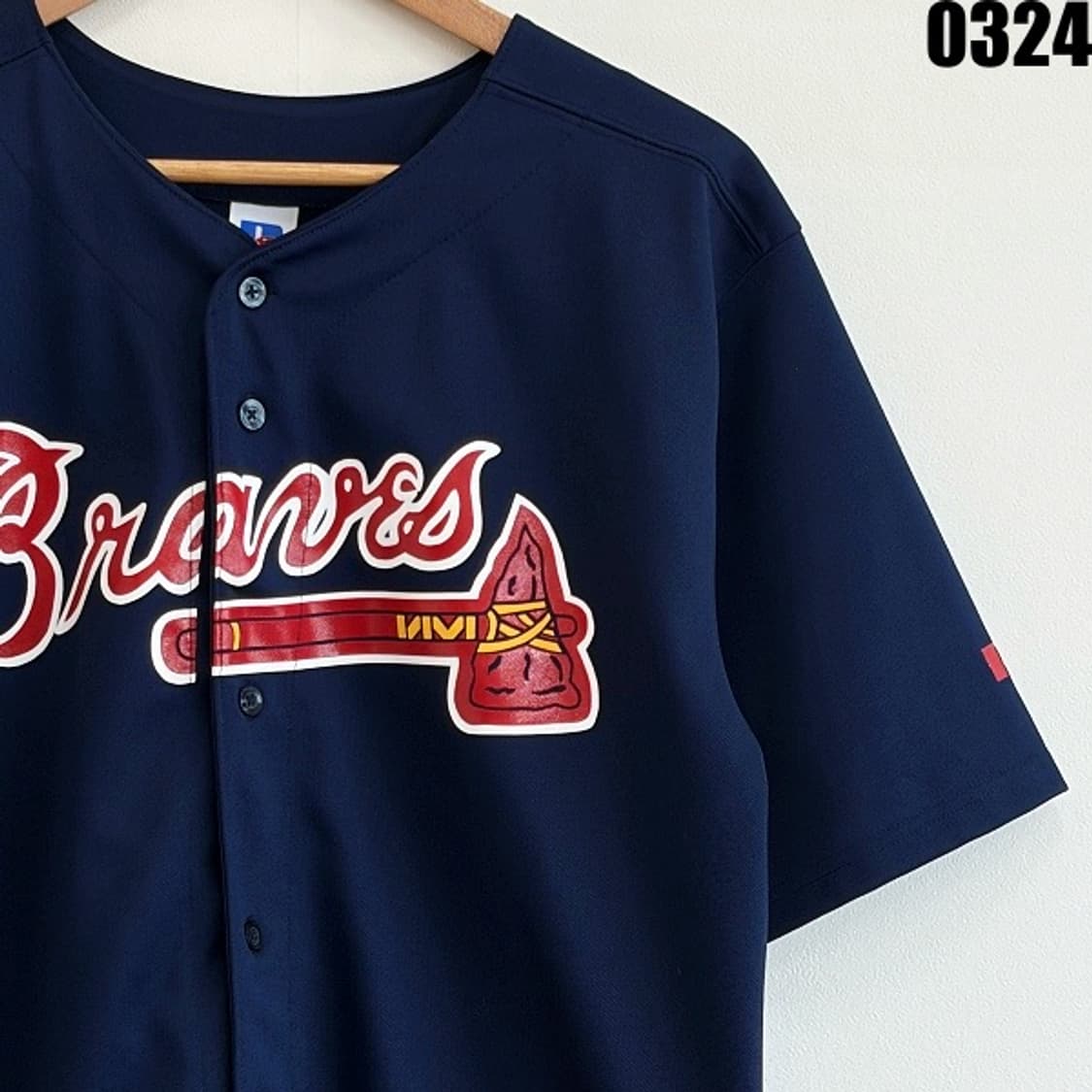 러셀 애슬레틱 애틀랜타 브레이브스 베이스볼 반팔 M 0324  상품이미지2