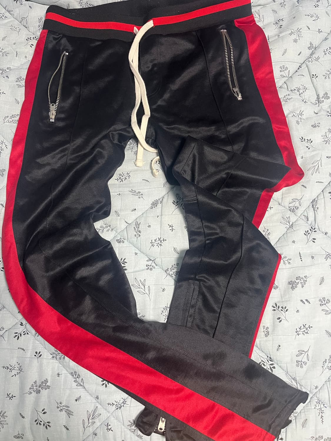 XL mnml 트랙팬츠 검빨 상품이미지1