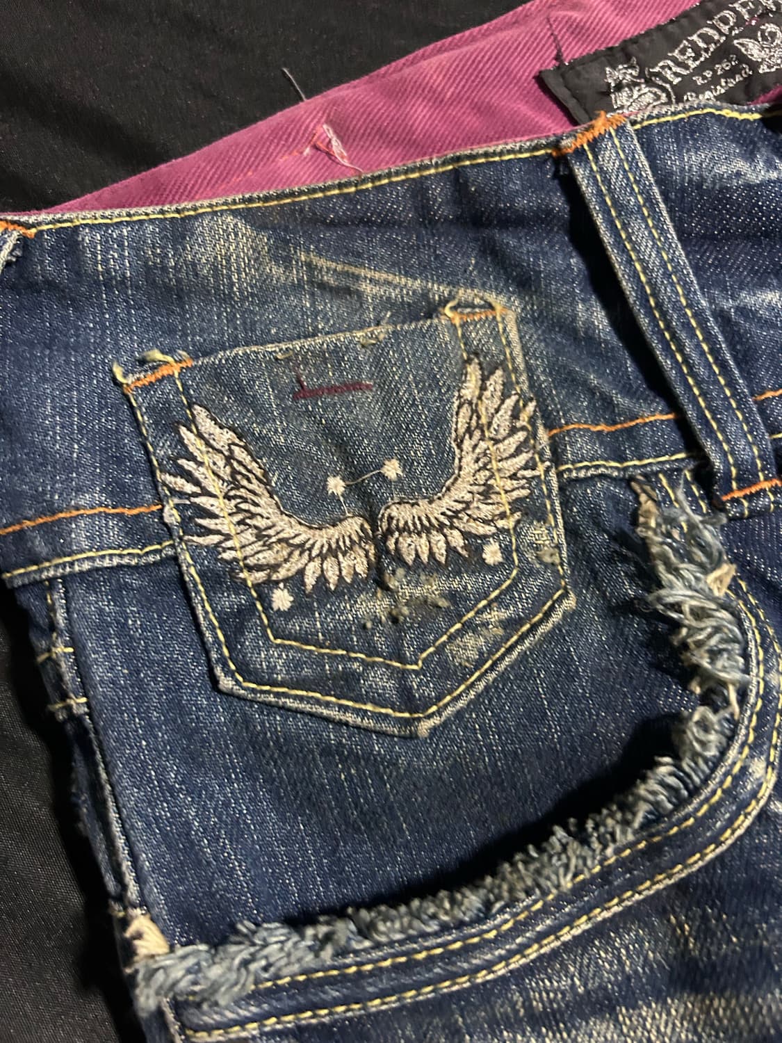 red pepper wings washing denim jeans 상품이미지6