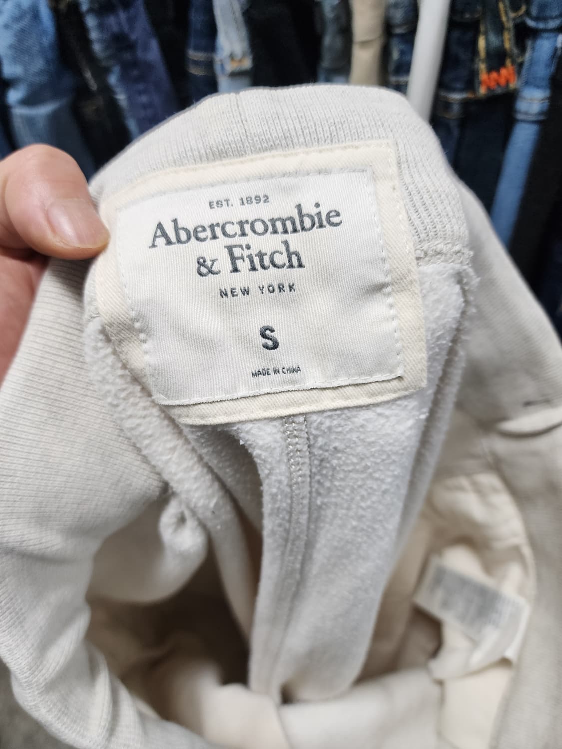 아베크롬비 아이보리 기모 스웻팬츠  상품이미지5