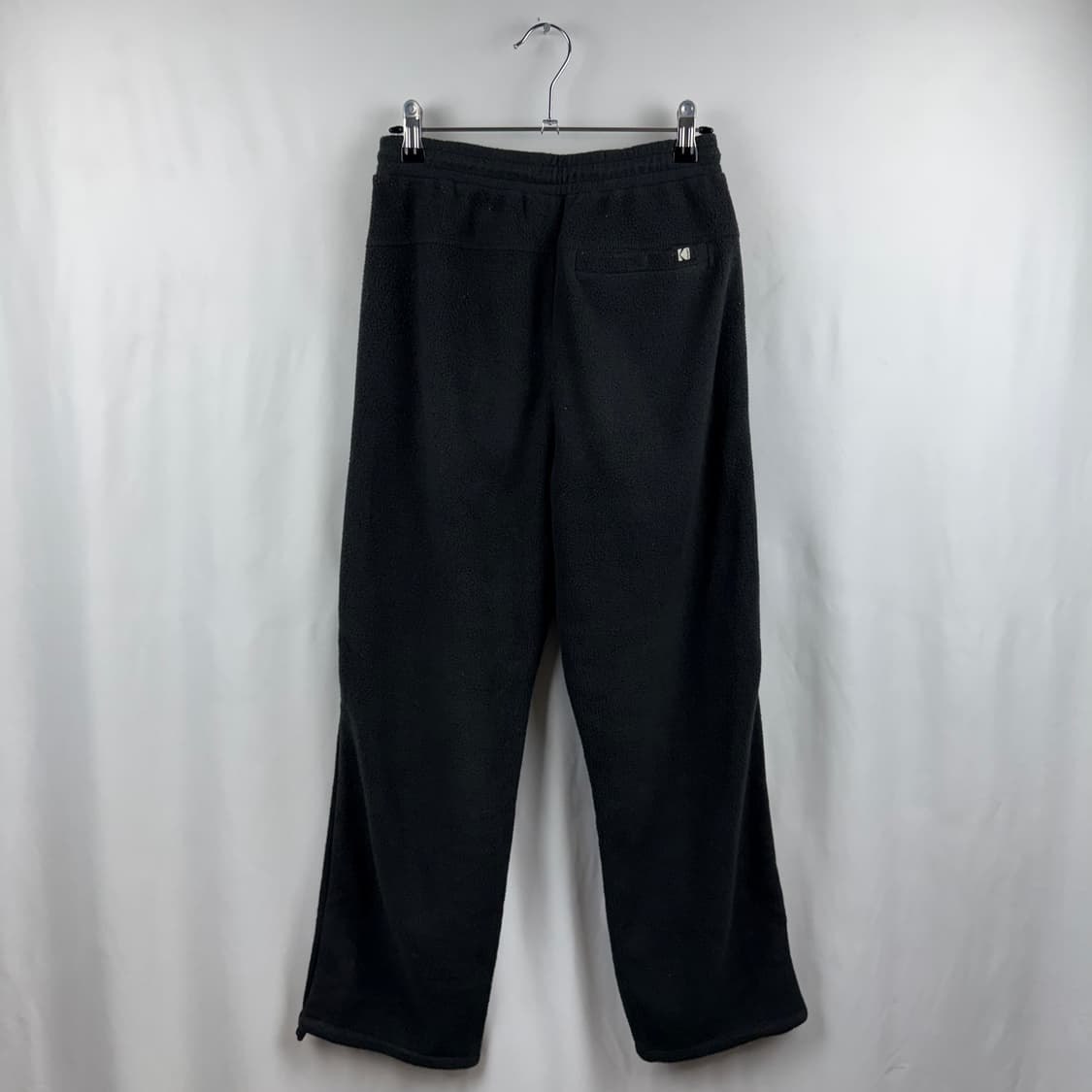 (S) 코닥 플리스 스트링 팬츠 블랙 상품이미지5