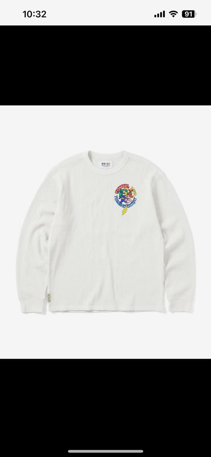 디스이즈네버댓 그레이트풀데드 와플 긴팔티 상품이미지1