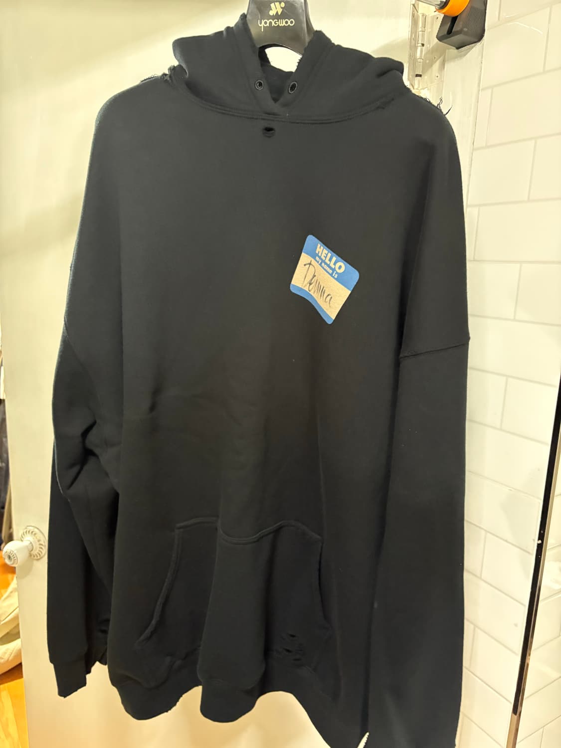 발렌시아가 마이네임이즈 뎀나 후드 상품이미지2