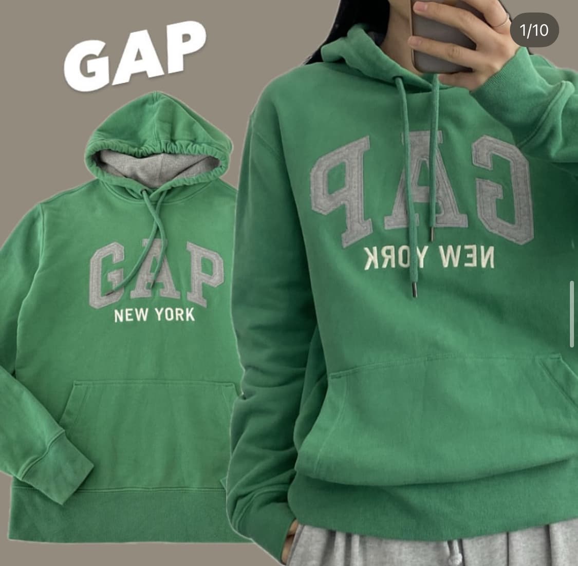 (폐업) 갭후드티 gap L0203 상품이미지1