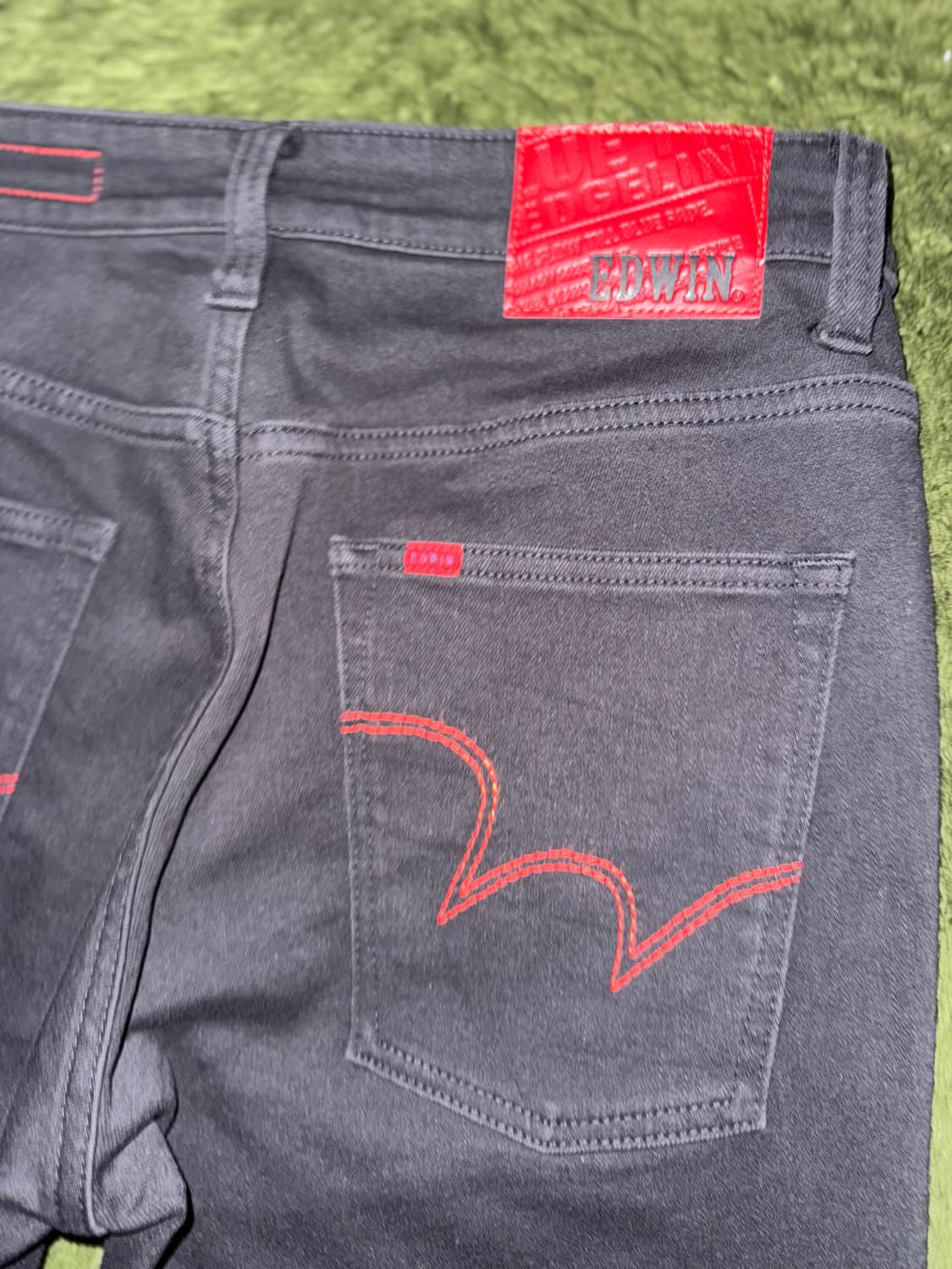 [31] EDWIN 에드윈 재팬 윈터 코튼 팬츠 워시드 블랙 상품이미지9