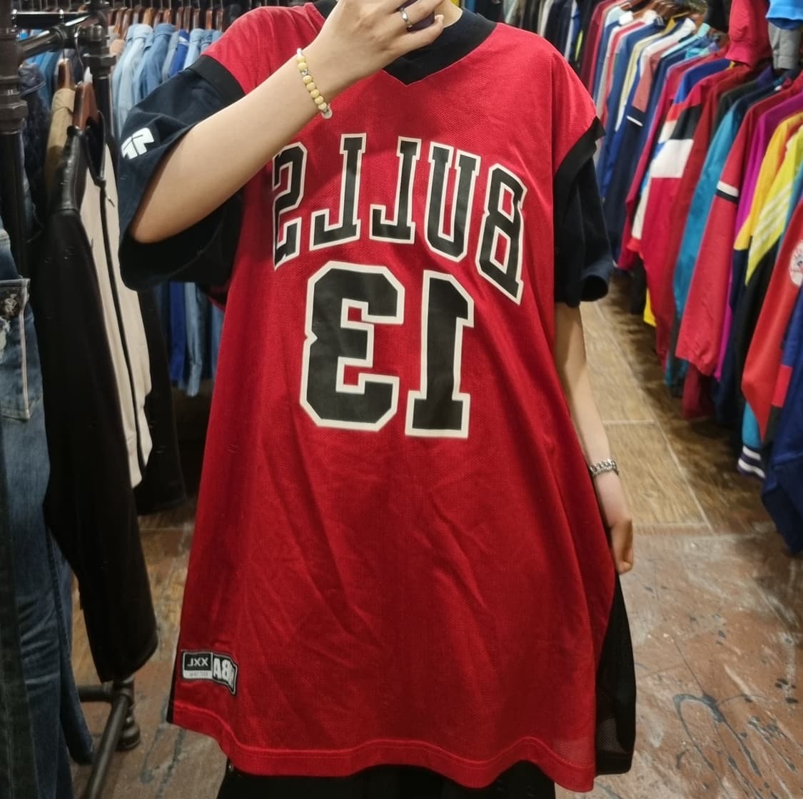 [Hi] NBA 아디다스 농구나시 레드 상품이미지4