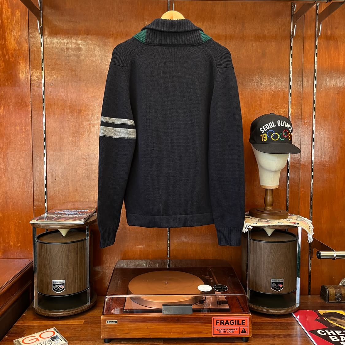 80-90‘s 프레드페리 숄카라 가디건 [ 100 ] 상품이미지4