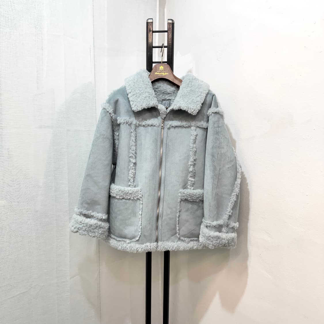 (무배)그로브스토어 GROVE 양면 리버시블 무스탕자켓 4134 상품이미지2