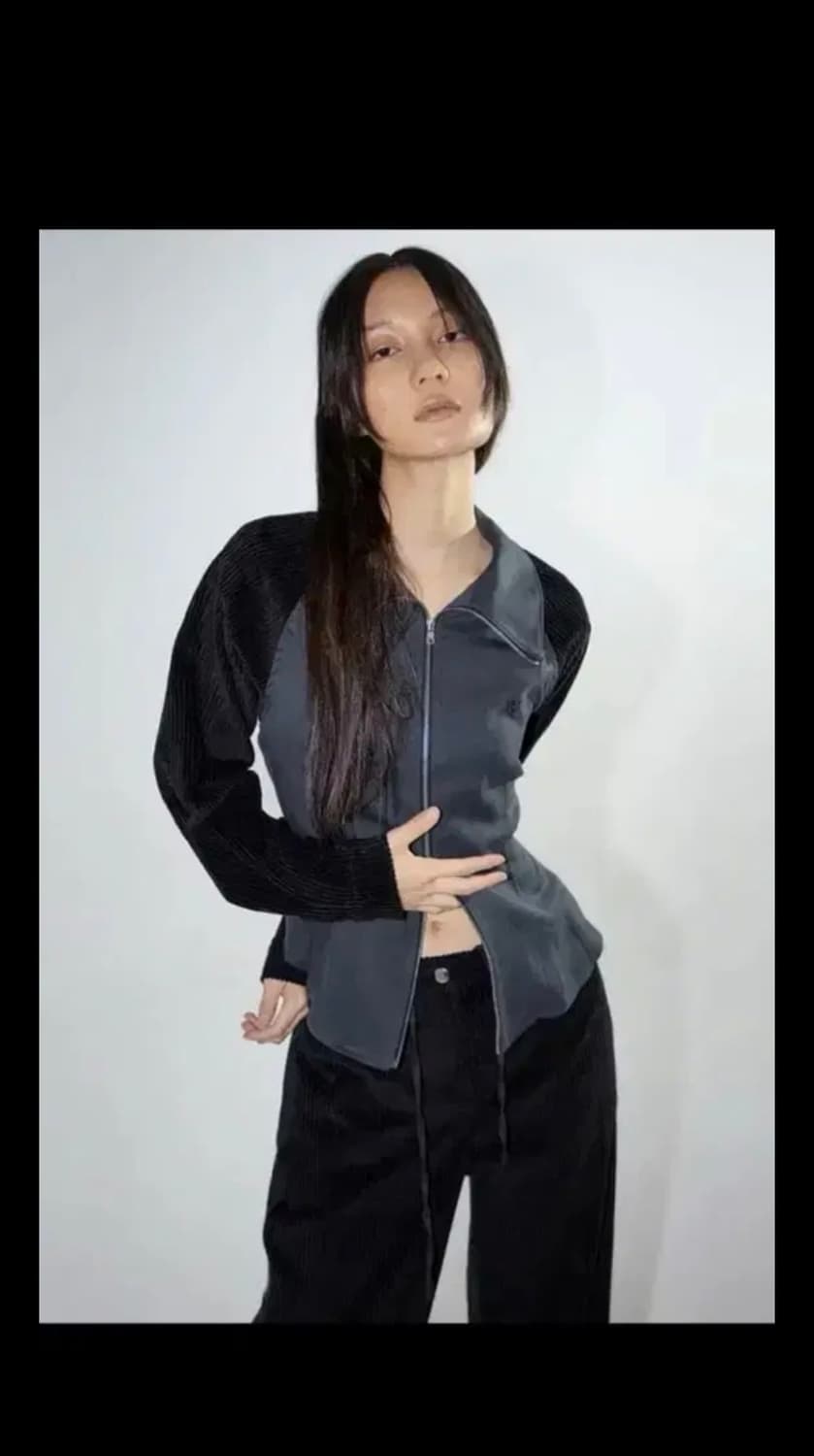 김미더영 코듀로이 믹스셔츠 상품이미지1