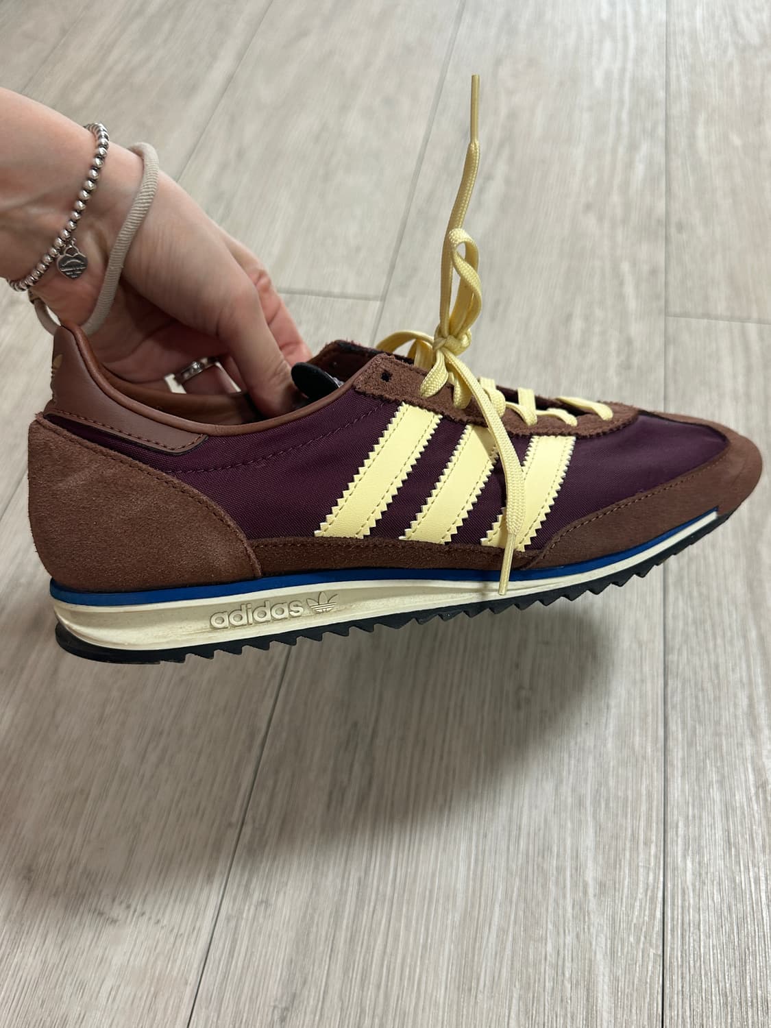 아디다스 SL 72 OG 마룬 올모스트 옐로우 250 상품이미지6