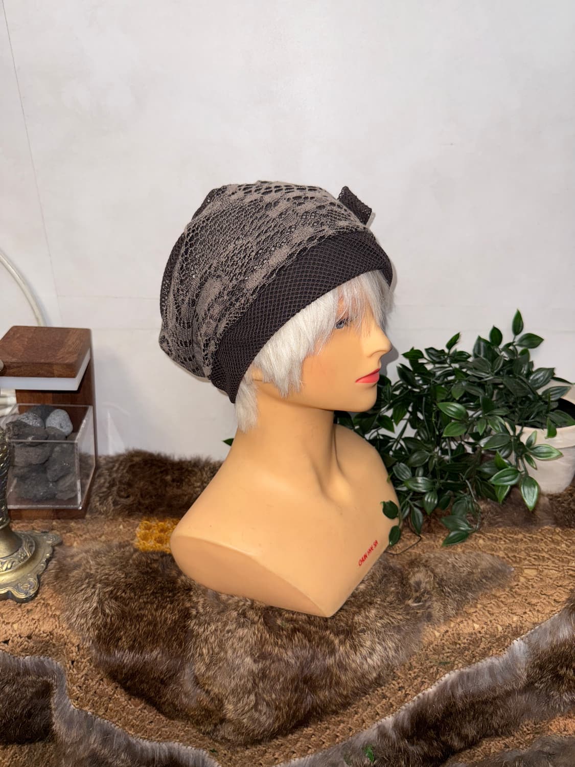 Ash purple oriental net beanie 상품이미지4