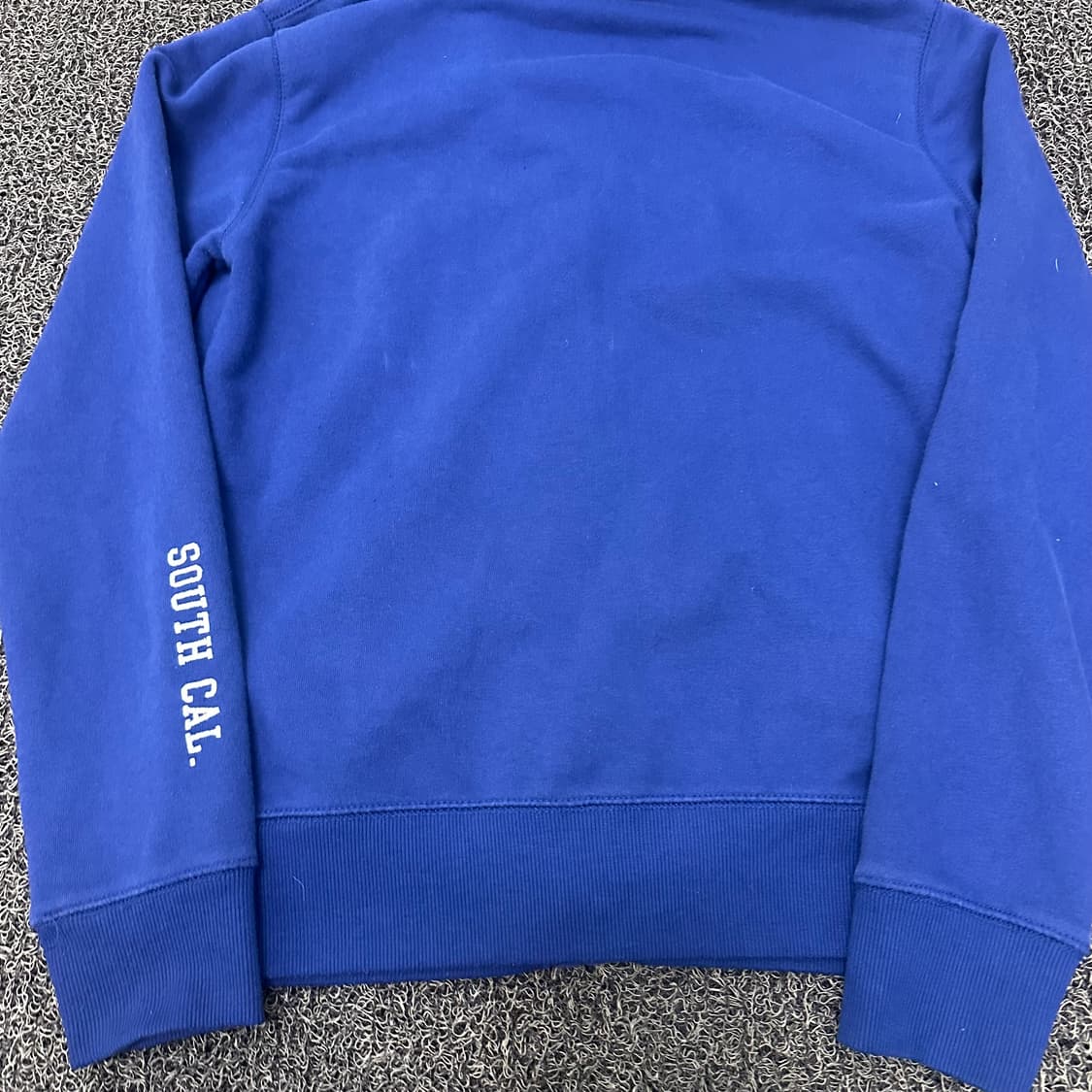 후아유 시그니처 아치로고 후드집업 블루 M 상품이미지6