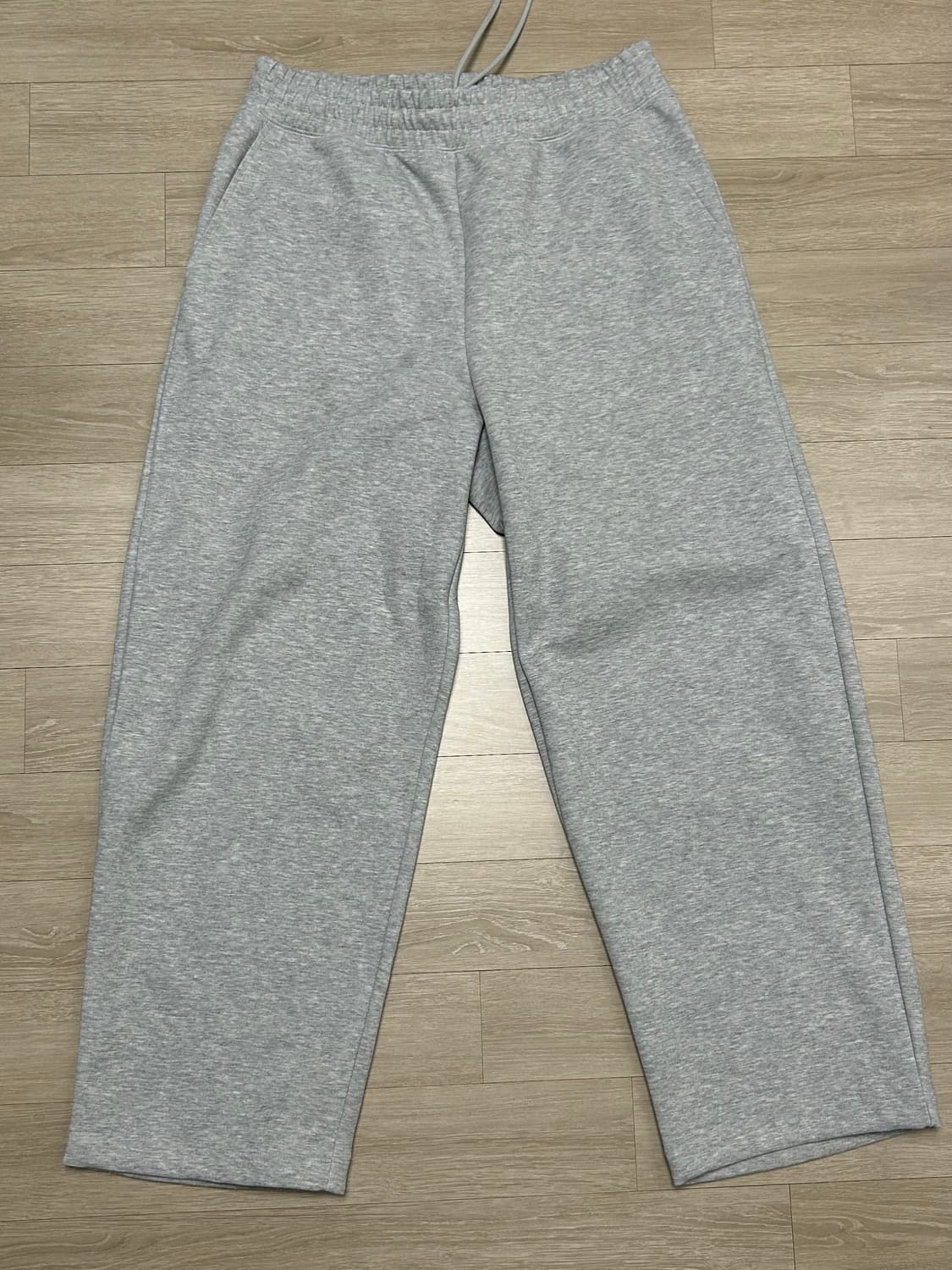 유니클로 C 스웨트 와이드 팬츠 그레이 L 상품이미지2