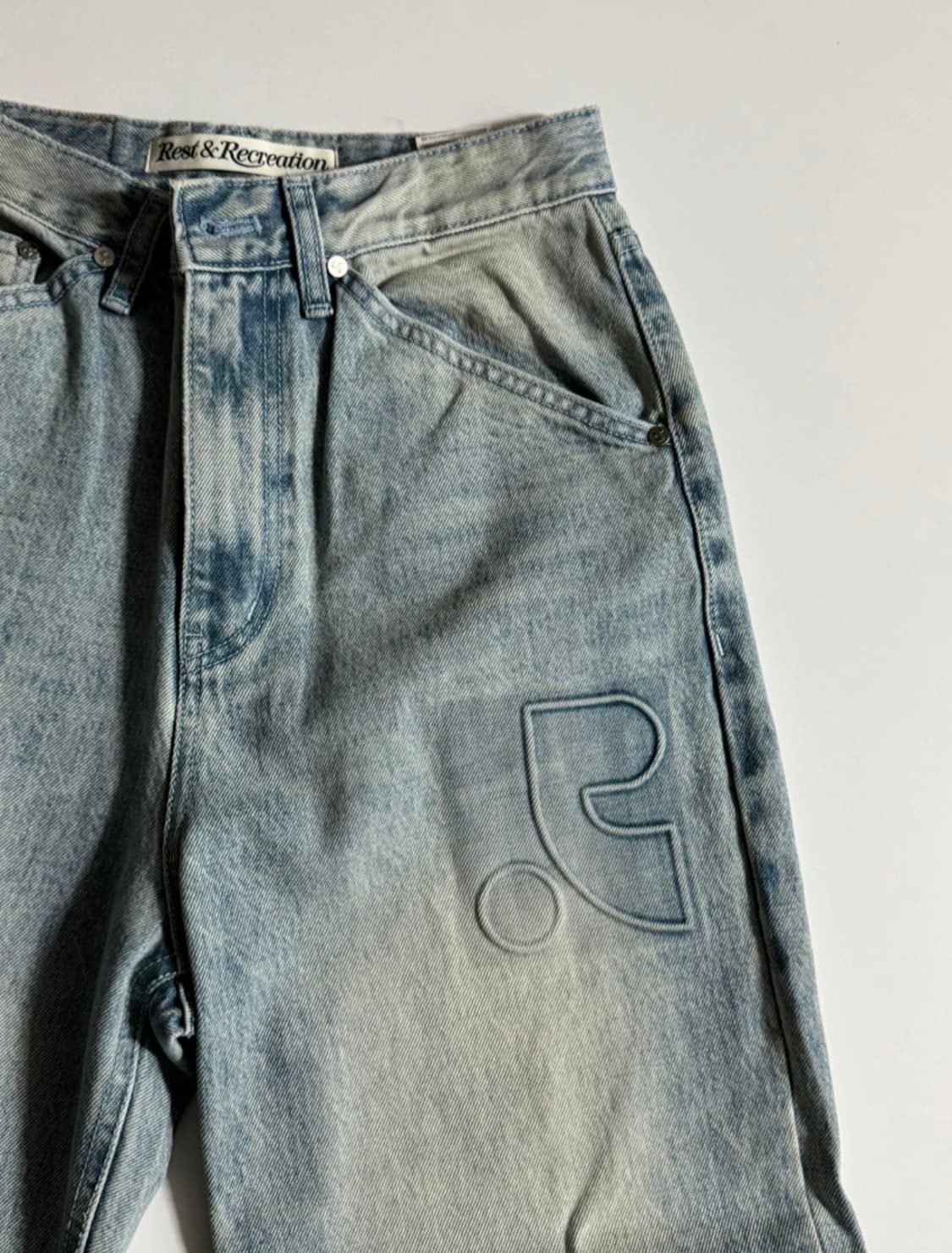 [새상품] 레스트앤레크레이션 오버핏 데님 S 상품이미지1