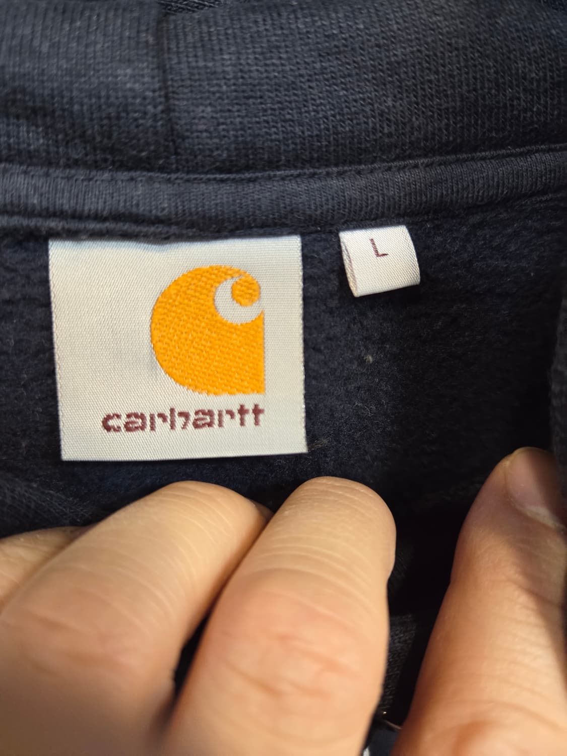 칼하트 어슬레틱 기모 후드티 L 상품이미지4