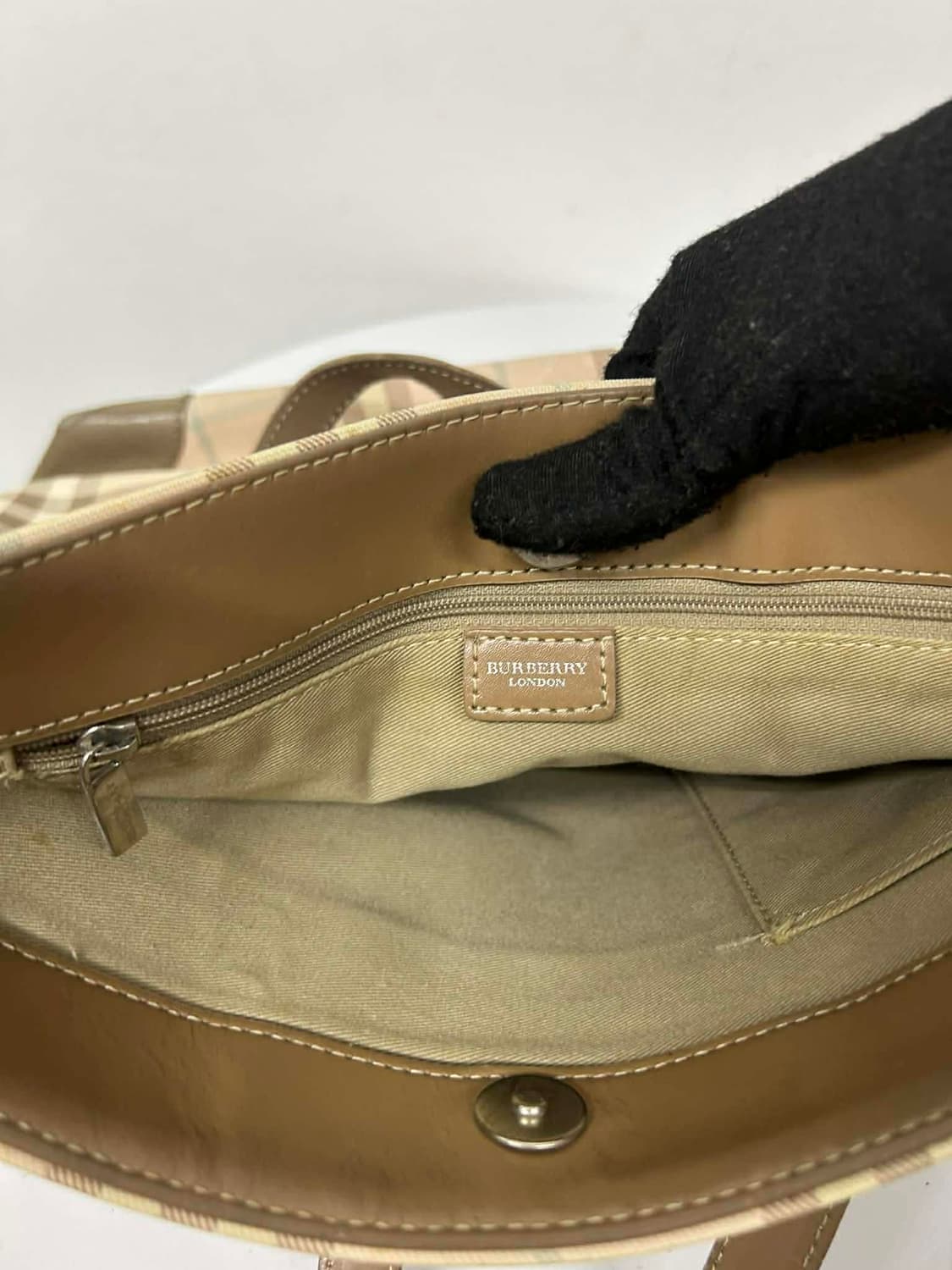 버버리 빈티지 노바체크 숄더백 토트백 상품이미지7