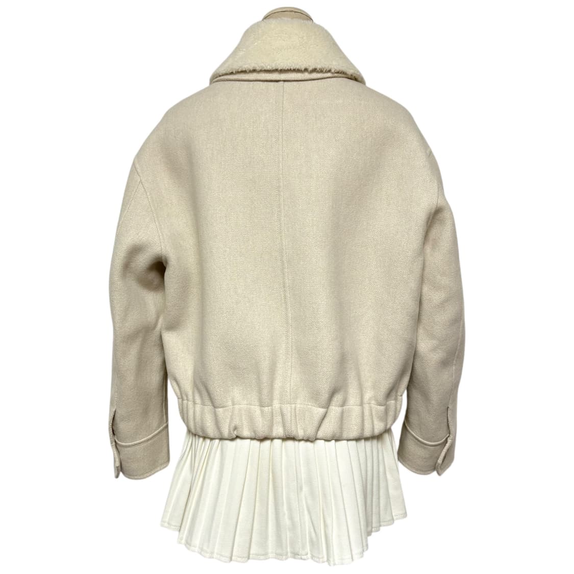 3735 온앤온 양모 아이보리 카라 자켓 상품이미지4