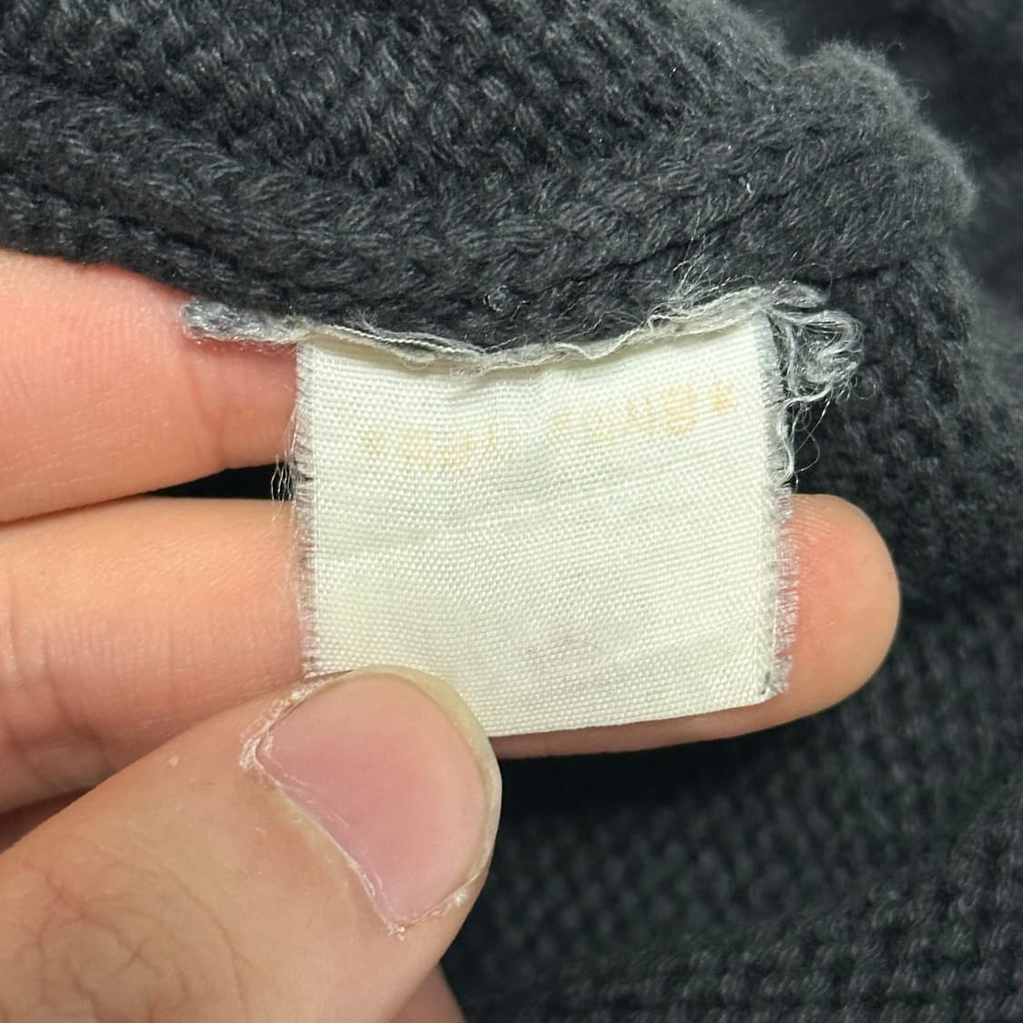 90 폴로랄프로랜 브이넥 코튼 블랙 니트 상품이미지5