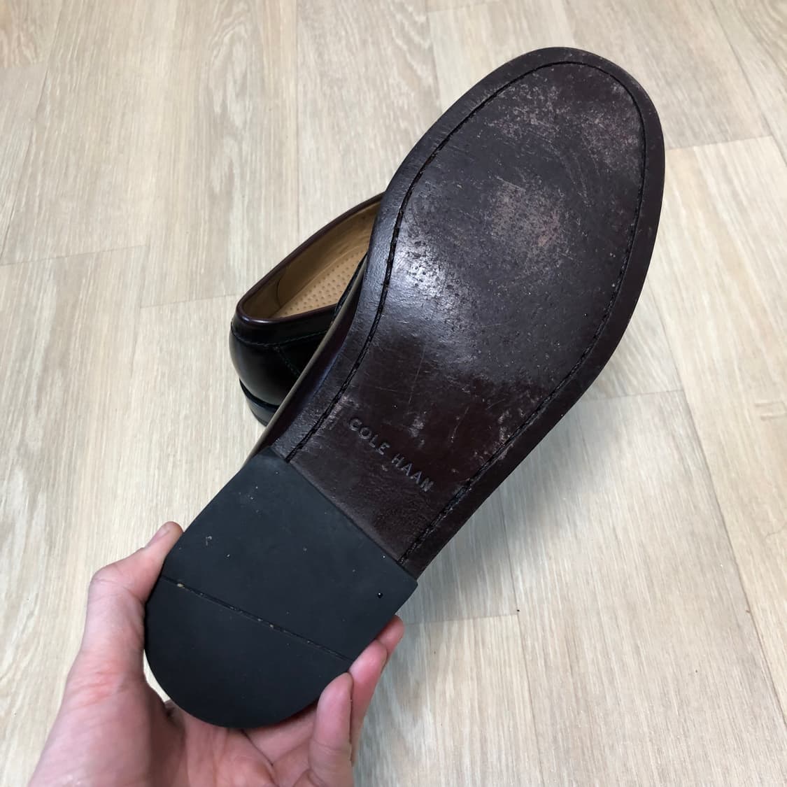 (265-270) 콜한 COLE HAAN 맨즈 핀치 페니 로퍼 버건디 상품이미지7