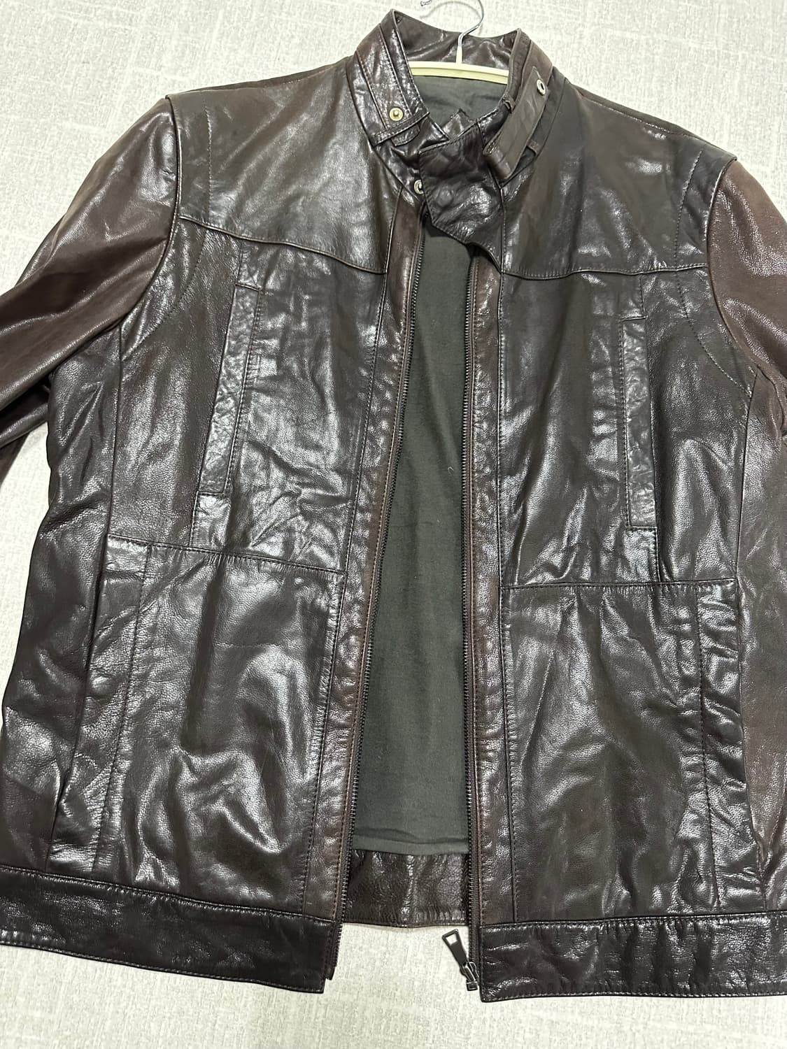 까르뜨블랑슈 빈티지 가죽자켓  상품이미지3