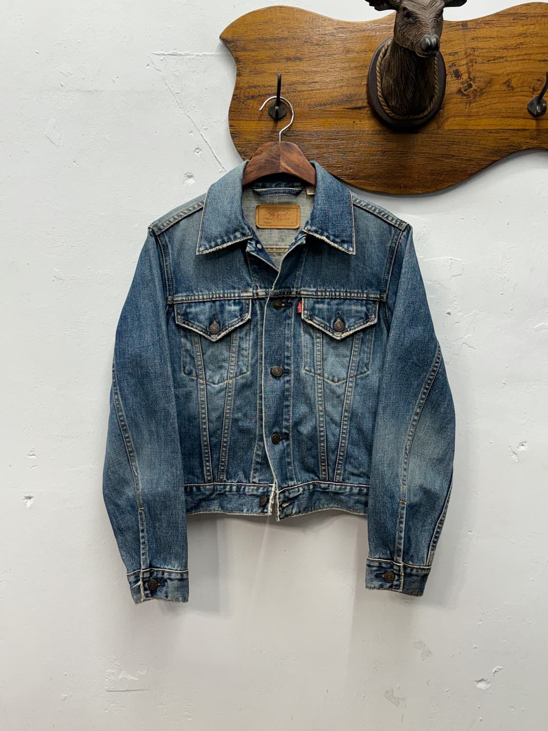 90s Levi's 78500 3rd Denim Trucker Jacke 상품이미지1