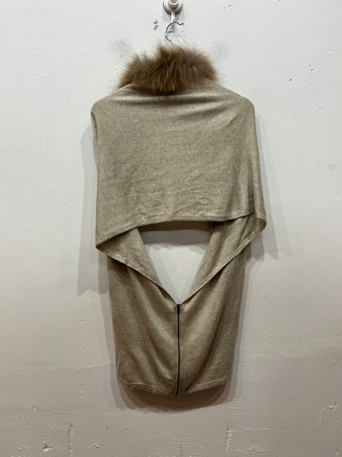 goa 고아 핀라쿤 퍼 캐시미어 블렌디드 숄 상품이미지3