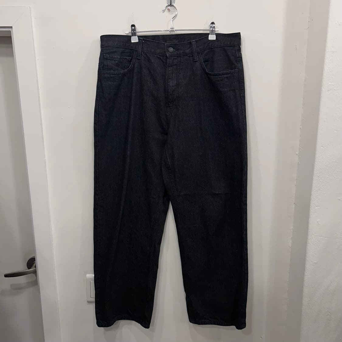유니클로 샐비지 흑청 와이드핏 데님팬츠 상품이미지2