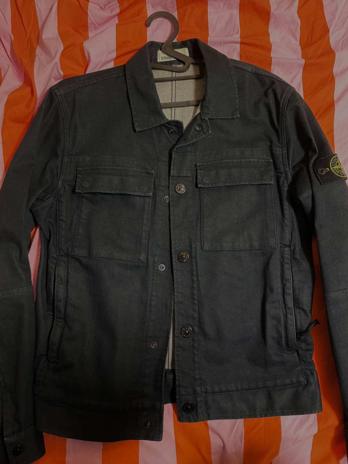 스톤아일랜드 한정판 데님자켓 상품이미지1