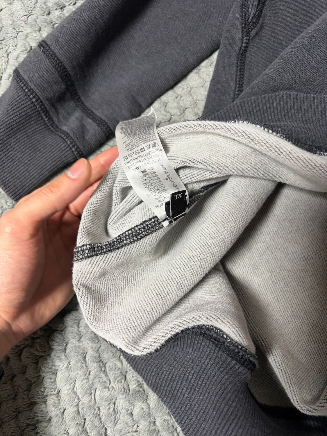 디젤 모히칸 그레이 맨투맨 상품이미지3